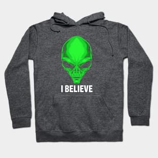 Alien Head - I Believe Hoodie